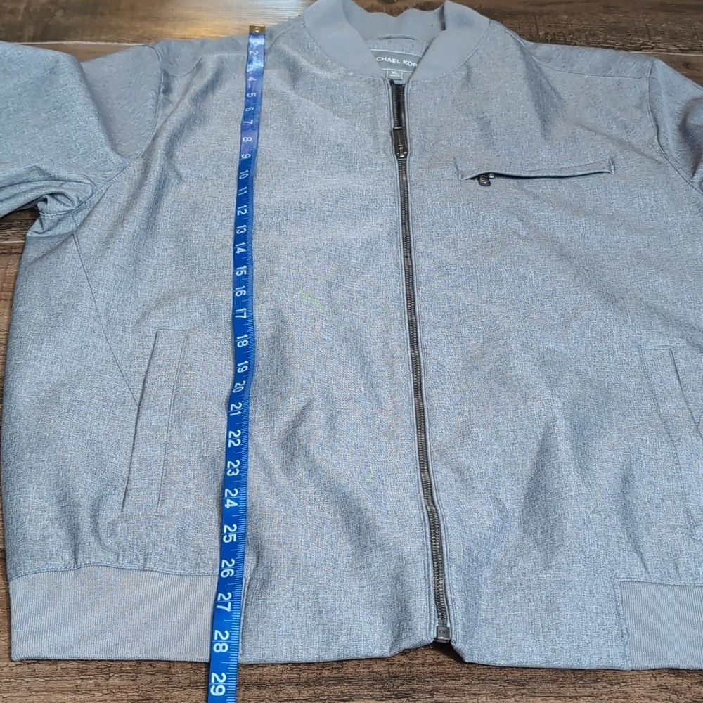 Michael Kors Lightweight Bomber Jacket Size XXL in Gray - Picture 8 of 11